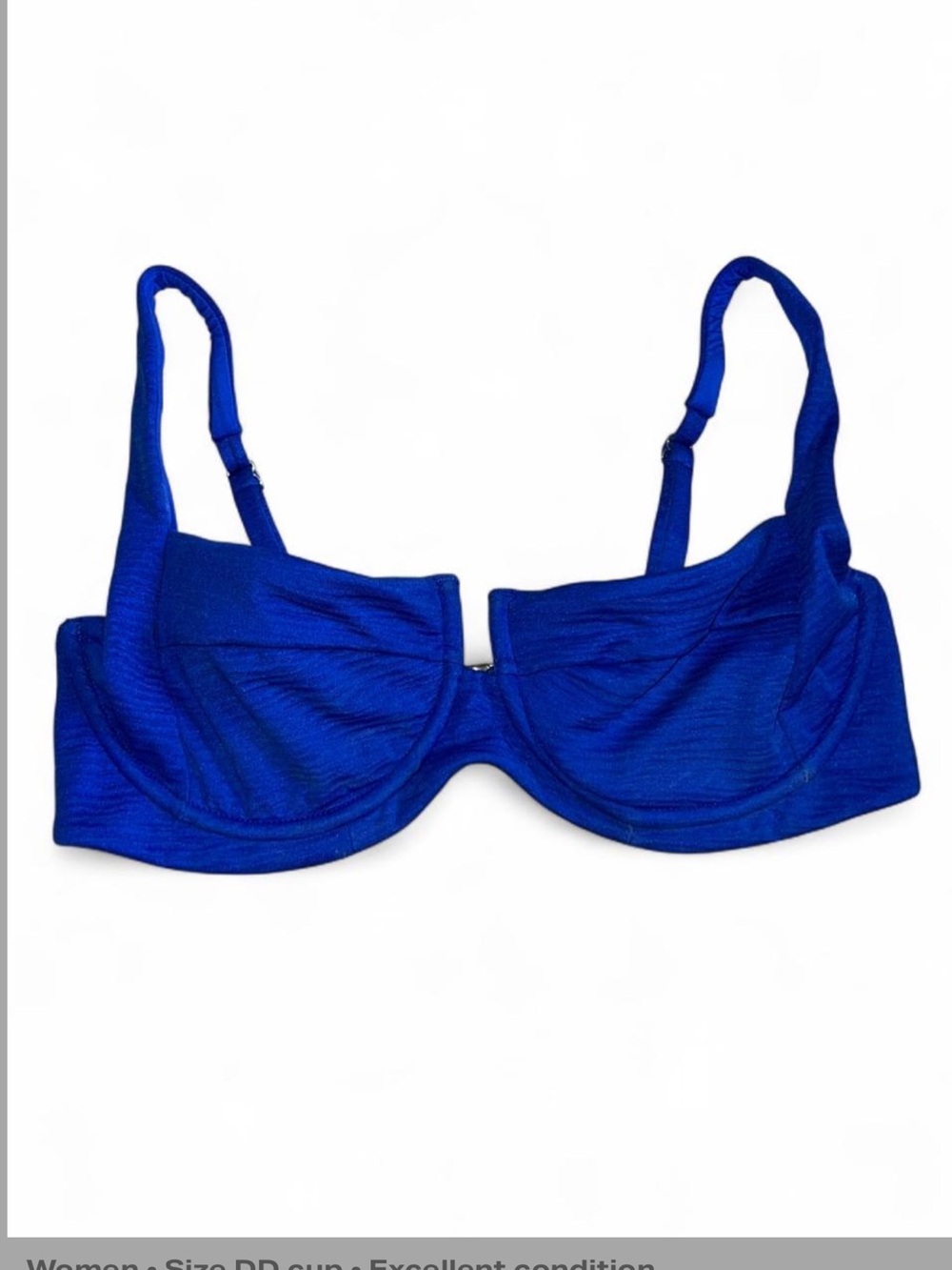 Bare Necessities Royal Blue Underwire Swimsuit Top
